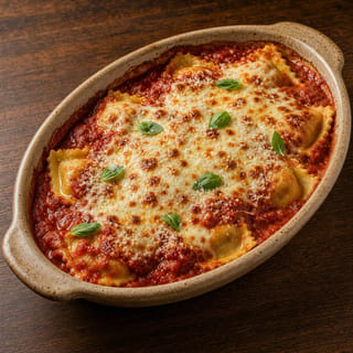 Baked Beef Ravioli
