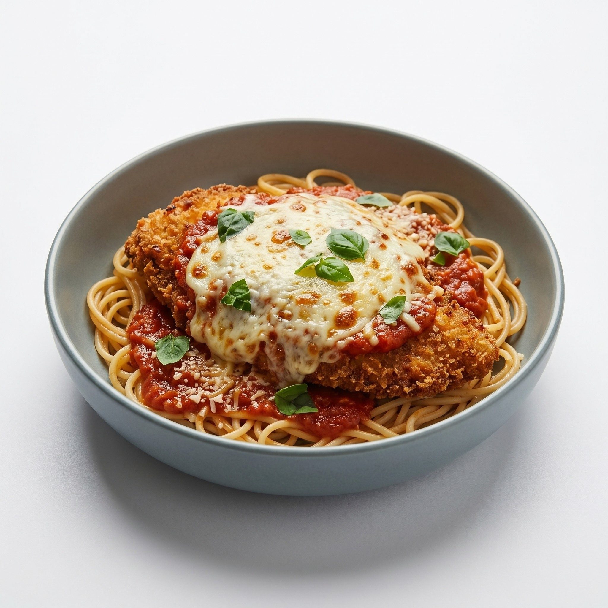 Chicken Parm Spaghetti.