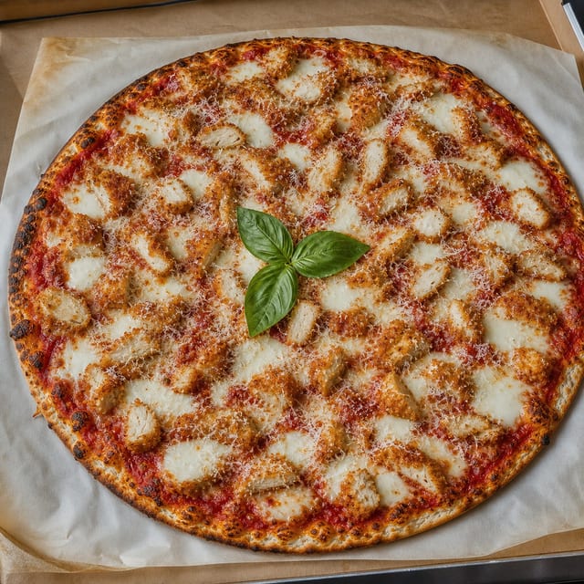 Chicken Parm Pizza.